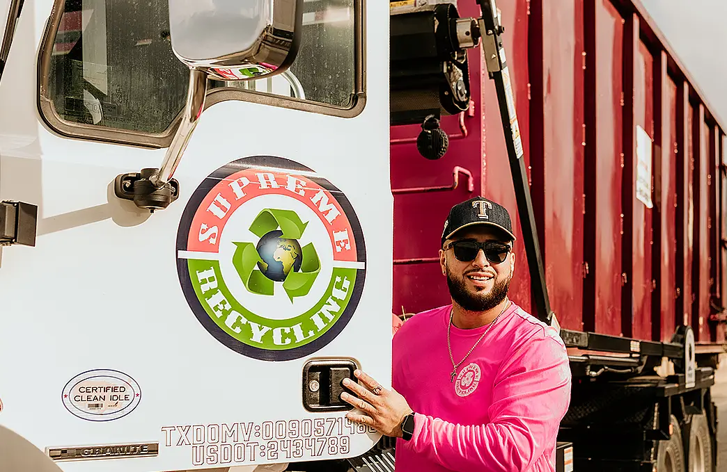 Supreme Recyling Heart Behind Service