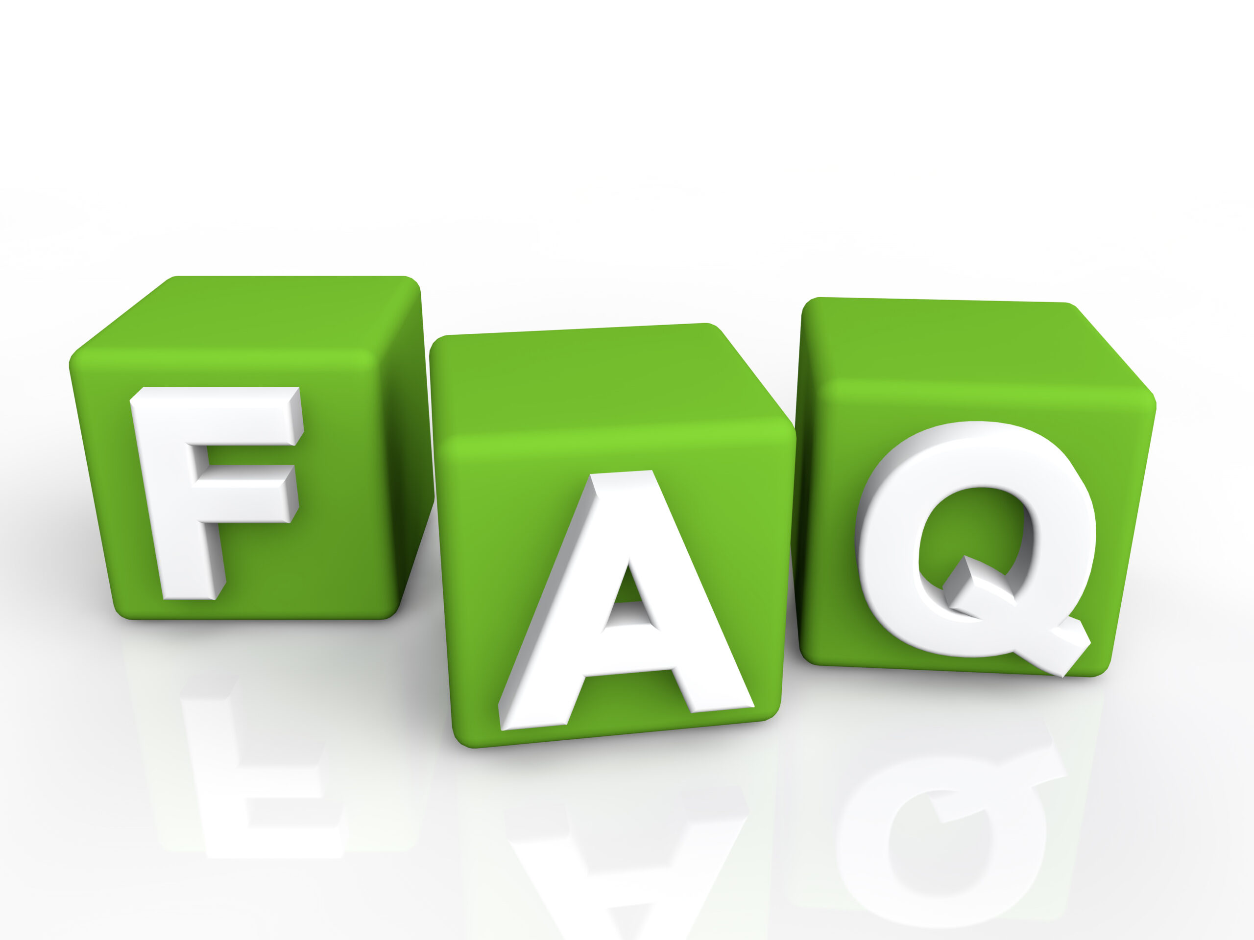 FAQ green cubes, Electronics recycling.