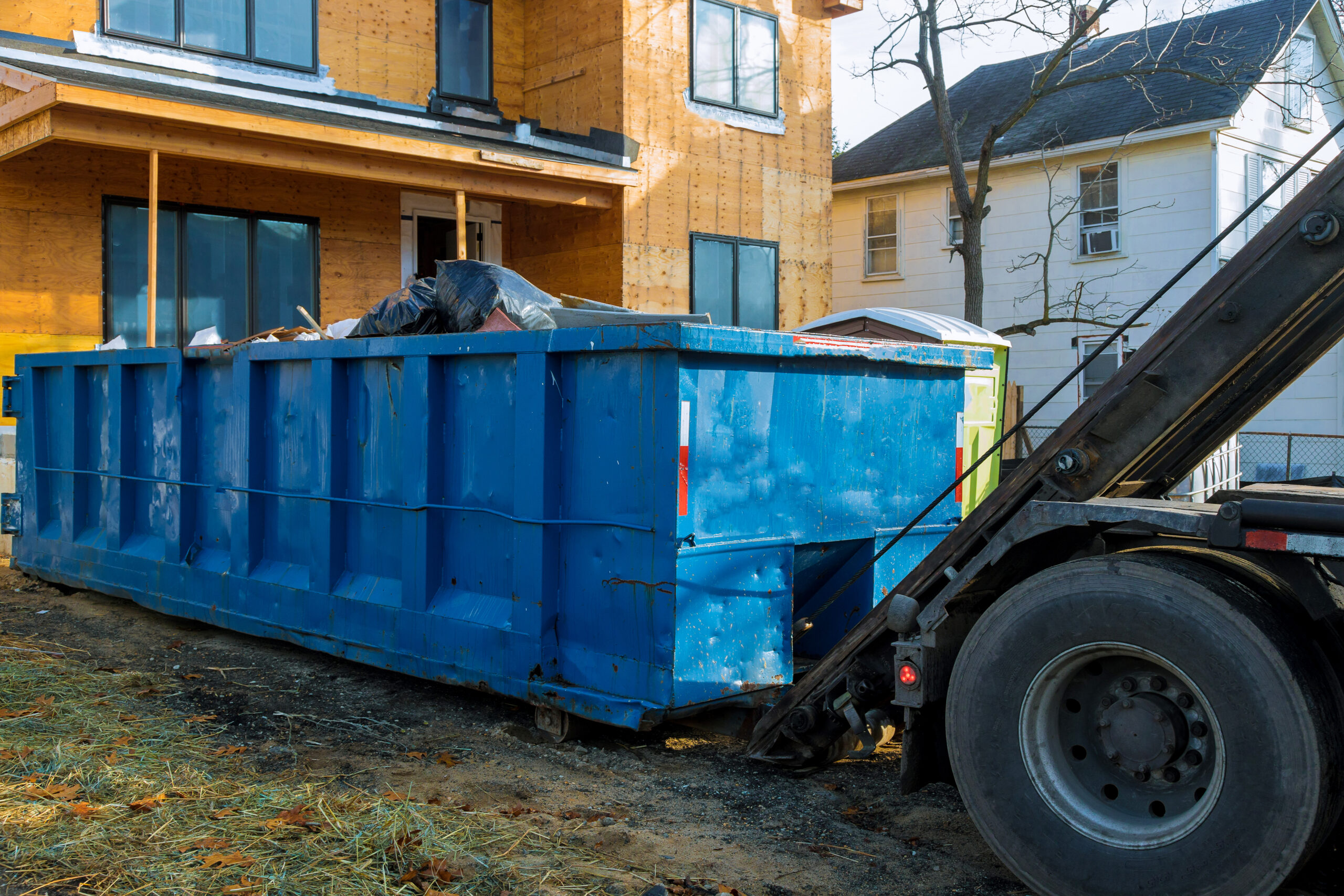 Recycling container, Environment, Construction debris hauling.
