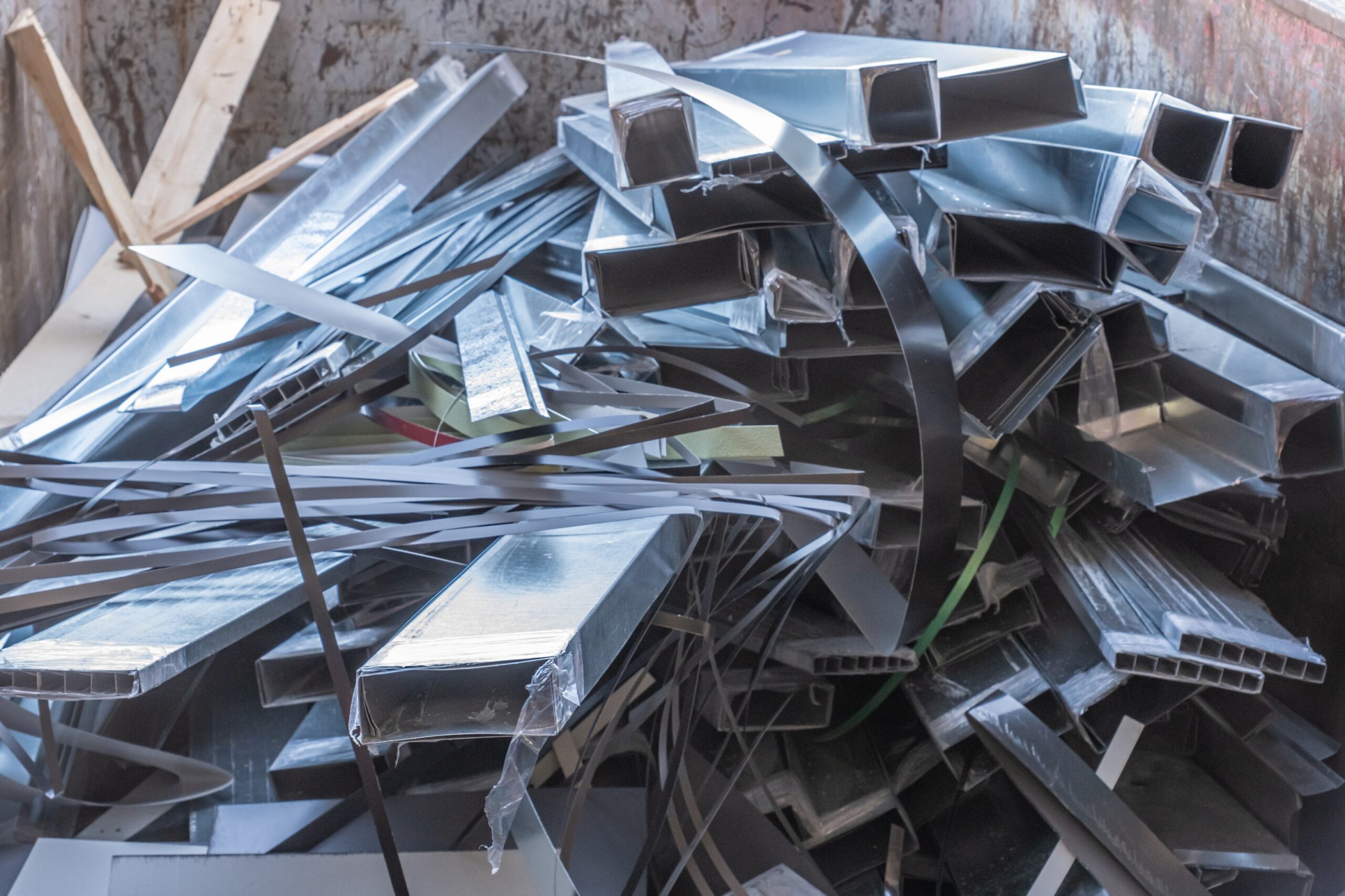 Organized Scrap Metal Pickup.