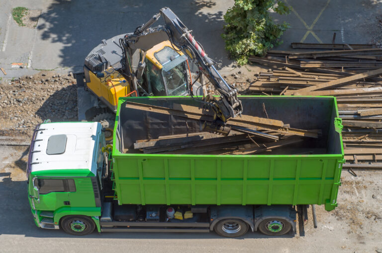 Scrap metal pickup for businesses and apartments.
