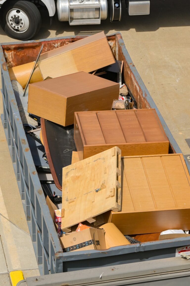 Bulk trash pickup for apartments and commercial properties.